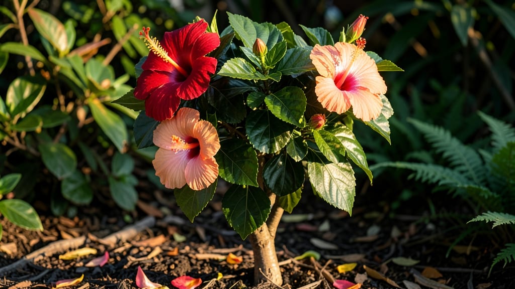 Rainbow Hibiscus Flowers: Vibrant Pollinator Haven for Pacific Northwest Gardens