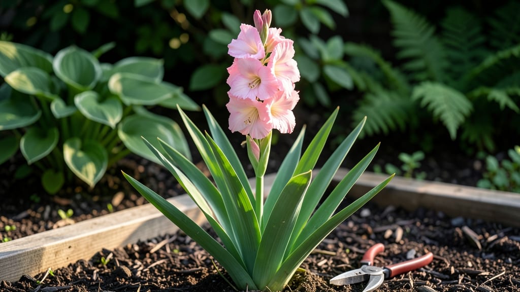 Pink Gladiolus Flowers: Bold Vertical Drama for Cutting Gardens