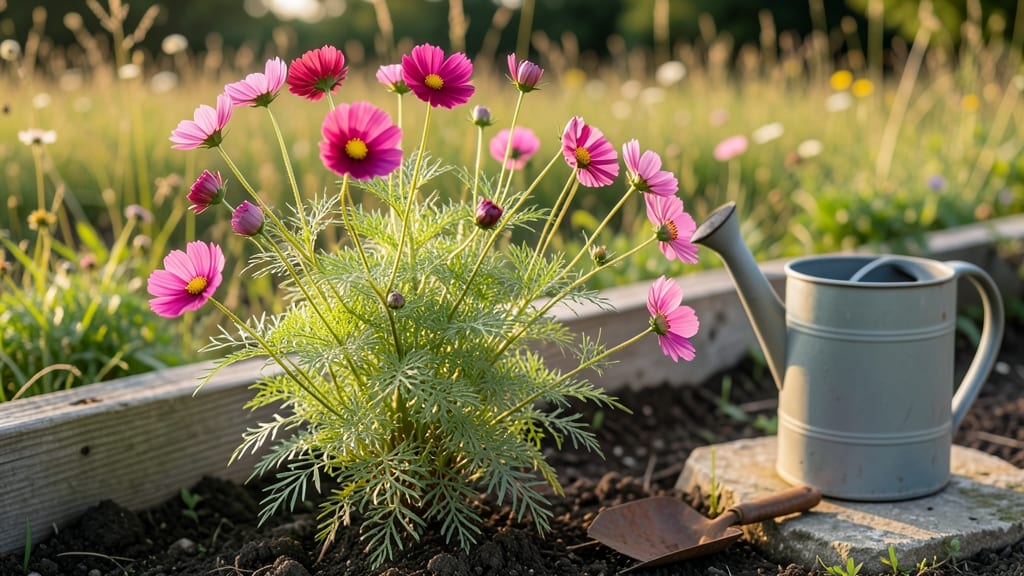 Pink Cosmos Flowers: Drought-Tolerant Blooms That Attract Butterflies