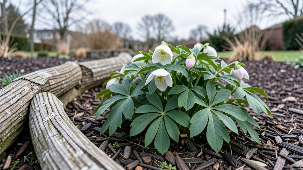 Log Cabin Flower Bed: Year-Round Color With Minimal Fuss