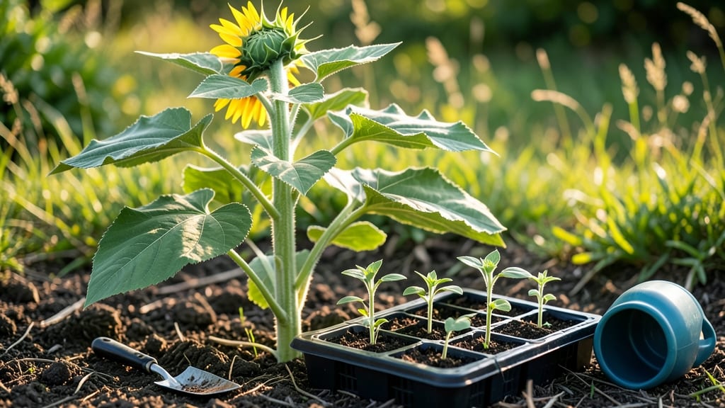 Giant Sunflower Sprouts Growing Guide: Towering Harvest in 60 Days