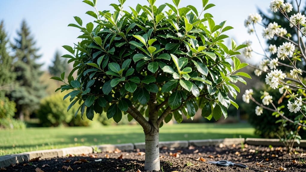 Flowering Pear Leaf Shrub: Year-Round Color With Minimal Pruning